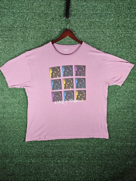 Old Navy Other - Old Navy Mary J. Blige Mauve Graphic T‑Shirt / Mens Size XL